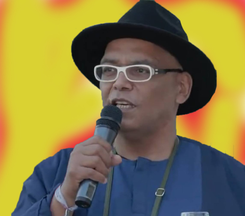 Michael Küppers-Adebisi Festival Literatur auf der Parkbank Cottbus 2021